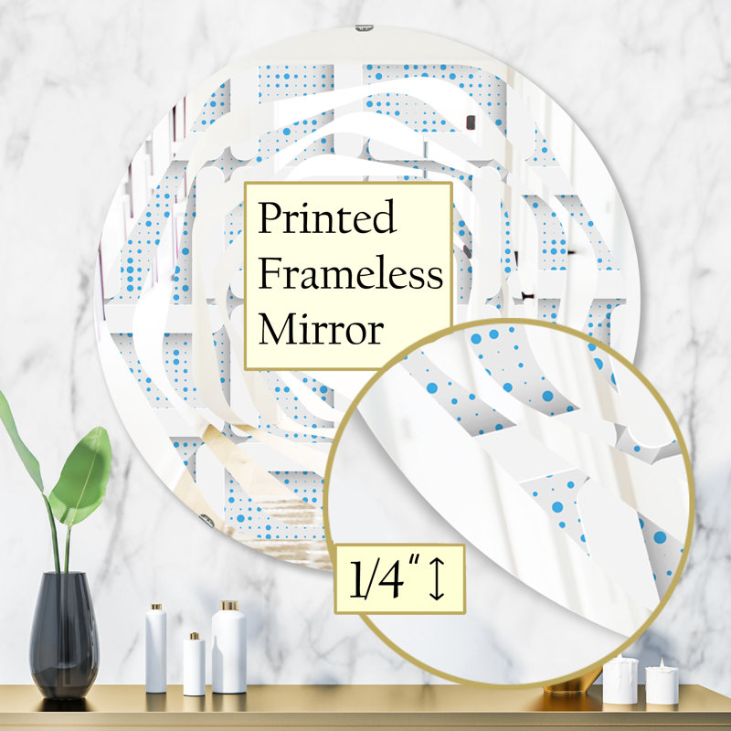 Miroir mural 3D, 31,5 po x 31,5 po