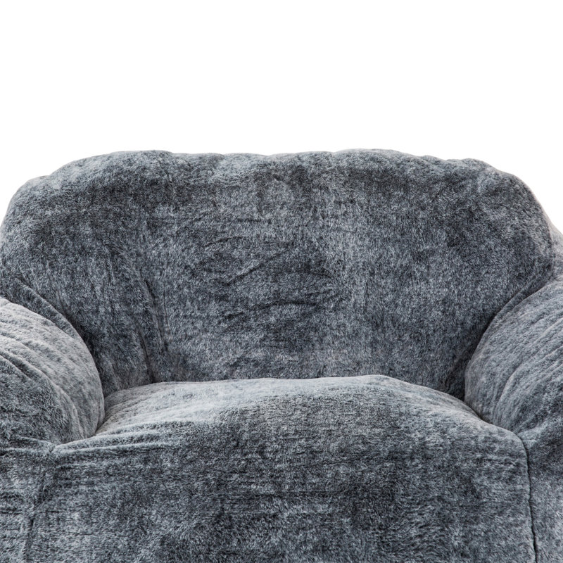 Fauteuil à billes en mousse viscoélastique avec accoudoirs