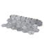 Carreau de mosaïque en porcelaine pour plancher et mur de 11-1 / 8 po x 12-5 / 8 po Medley Hex-51020432