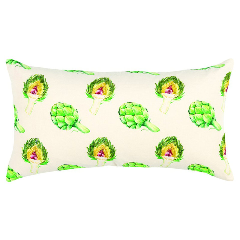  Housse et insert de coussin en coton artichaut rectangulaire