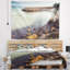 Tapisserie «Seashore Little Lagoon with Fishermen»-28507631