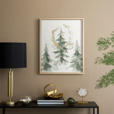 Christmas Holiday Art CCCXXXIV Framed Print - Solid Wood