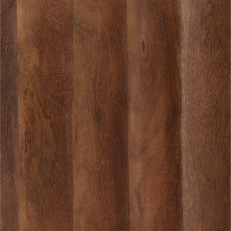 Milburn Travertine Coffee Table, Natural and Medium Brown