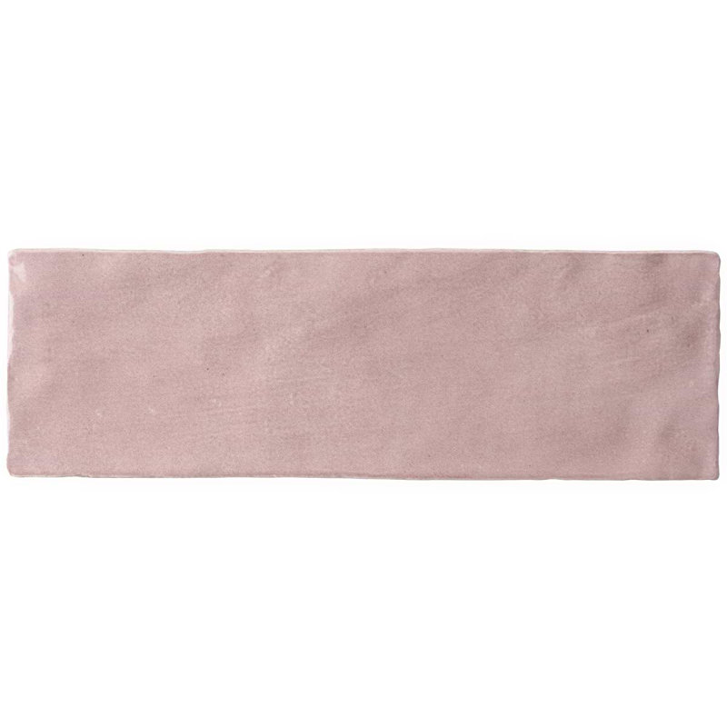 Portmore 3x8 Glazed Ceramic Tile, Pink