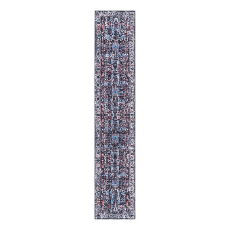 Guynn Chenille Oriental Indoor Rug, Runner 2'7" x 13'