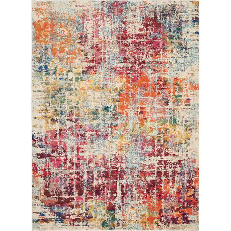 Allegro Abstract Indoor Rug, Rectangle 2'2" x 3'9"
