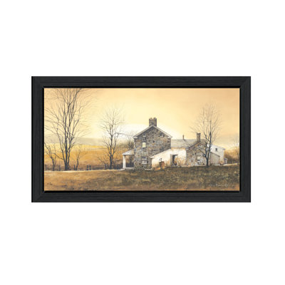 "Rising Early" By Artisan John Rossini, Ready To Hang Framed Print, Black Frame