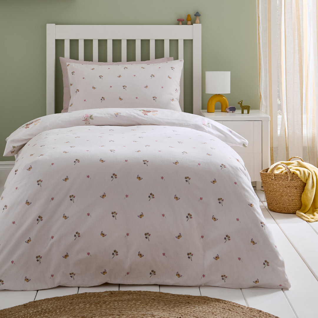 Catherine Lansfield Brushed 100% Cotton Forest Friends Duvet Cover Set - Image 5