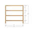 Solid Wood Free-Standing Bathroom Shelves