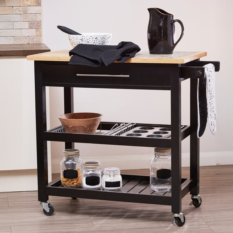 Elsworth Granite Top Kitchen Cart