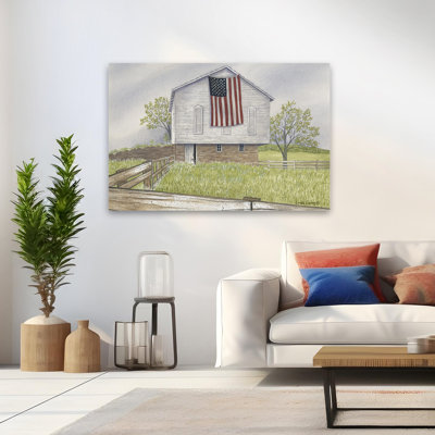 «Heartland» patriotique - art patriotique contemporain du 4 juillet
