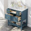 Meuble-lavabo simple autoportant de 30 po avec plateau en céramique, assemblage requis-588214851