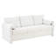 Blanc 77 po 3, avec revêtement et cadre en chenille pour un canapé moderne et élégant, en blanc, rembourrage doux en tissu-121361778-121361781