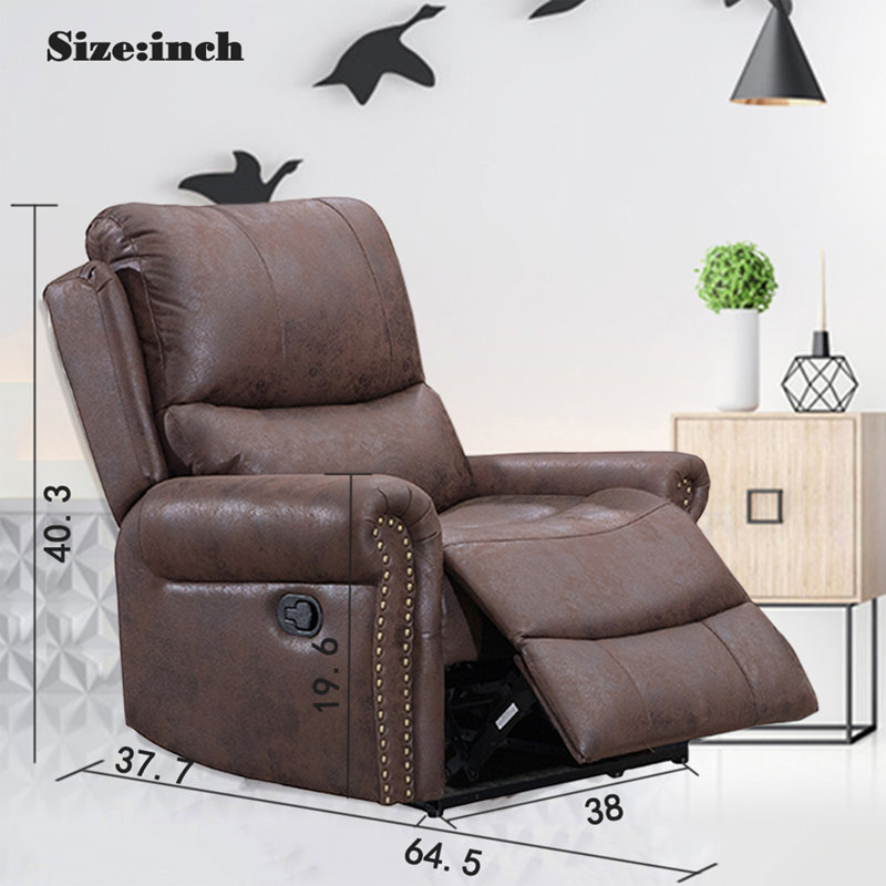 Fauteuil inclinable standard en similicuir