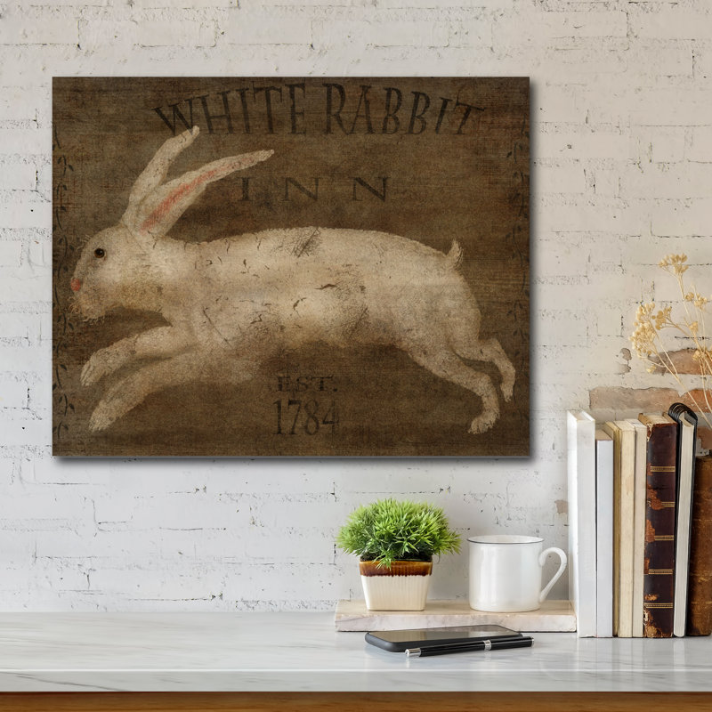 Rabbit Inn Gallery Wrapped Canvas Decorative Accent