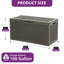 Balconera 100 Gallons Lockable Resin Deck Box-107332795