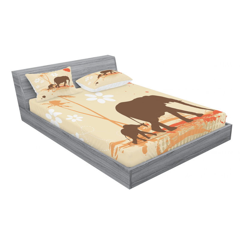 Microfiber Sheet Set, Queen Sheet Set + Fitted Sheet + 2 Pillowcases