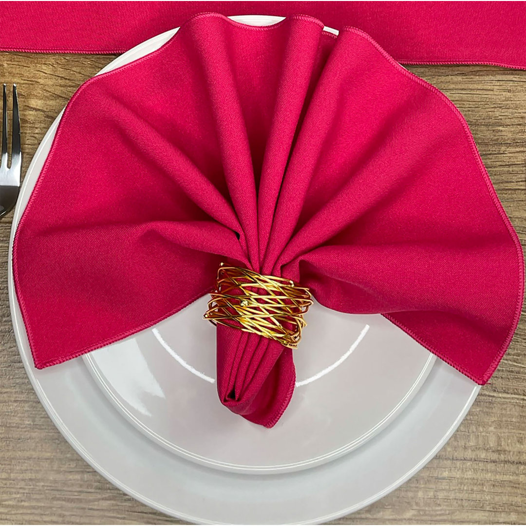 Atara Polyester Solid Colour Square Napkin
