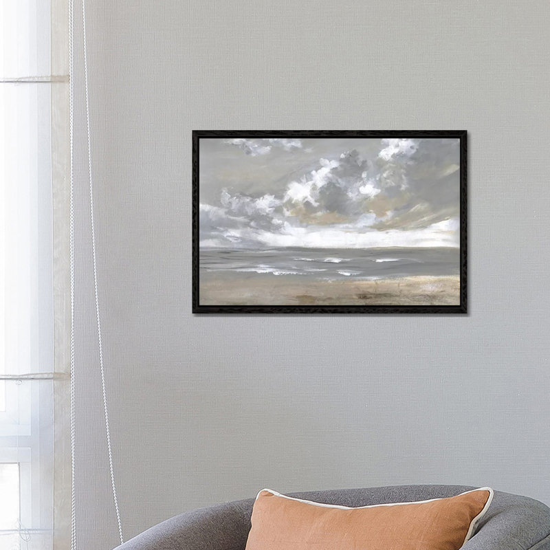 Windswept - Print on Canvas, 66.04 cm H x 45.72 cm W, Black Framed