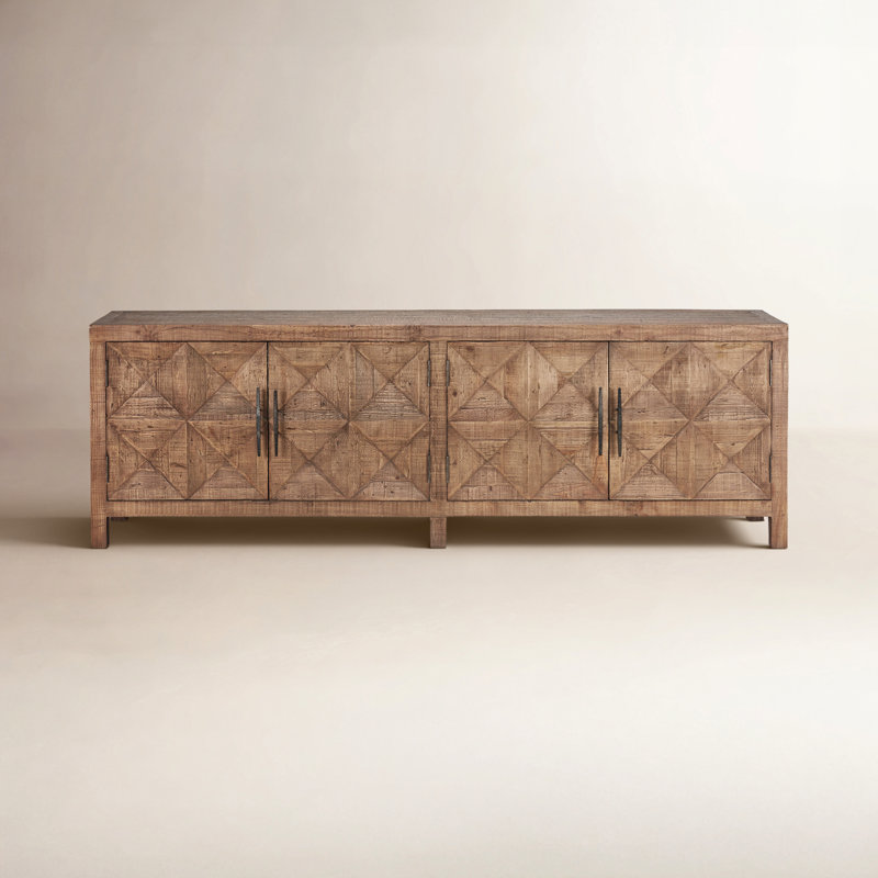 103.5'' W Solid Wood Sideboard, Brown