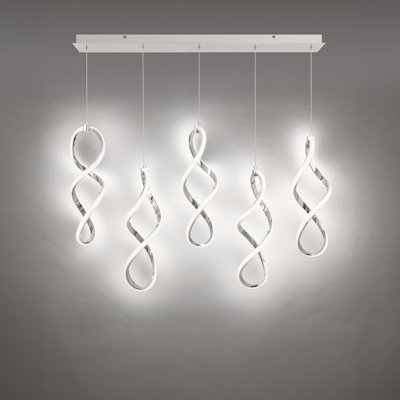 Interlace Linear Multi-Light 4-CCT Pendant