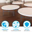 Table pliante ronde 72 "