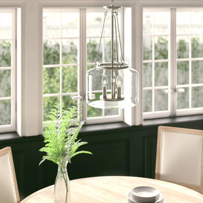 Akron 3-Light Hubbs in Satin Nickel