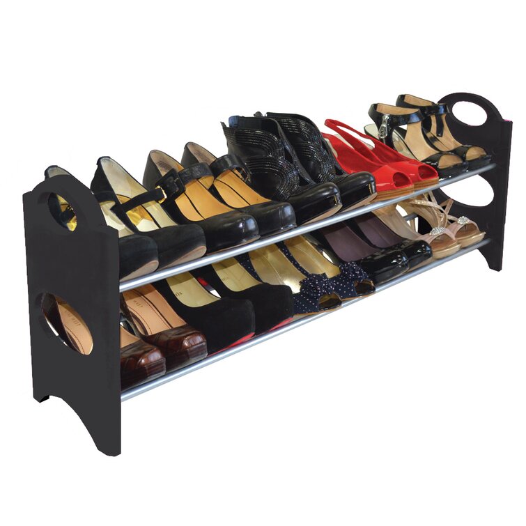 Rebrilliant 10 Pair Stackable Shoe Rack