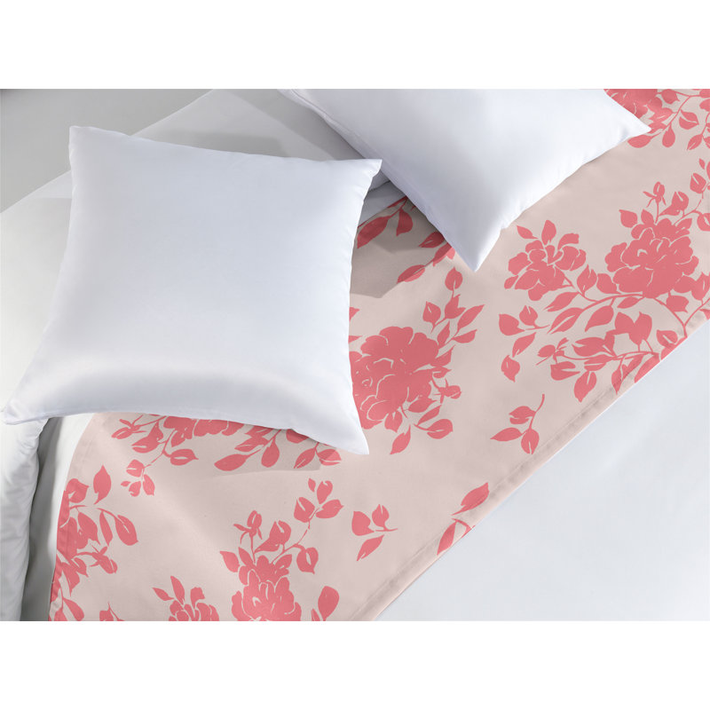 Foulard de lit Ambesonne Fleurs Boho, Très grand lit