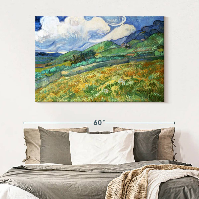 Alvord, paysage de Saint-Remy, H 34 po x l 51 po