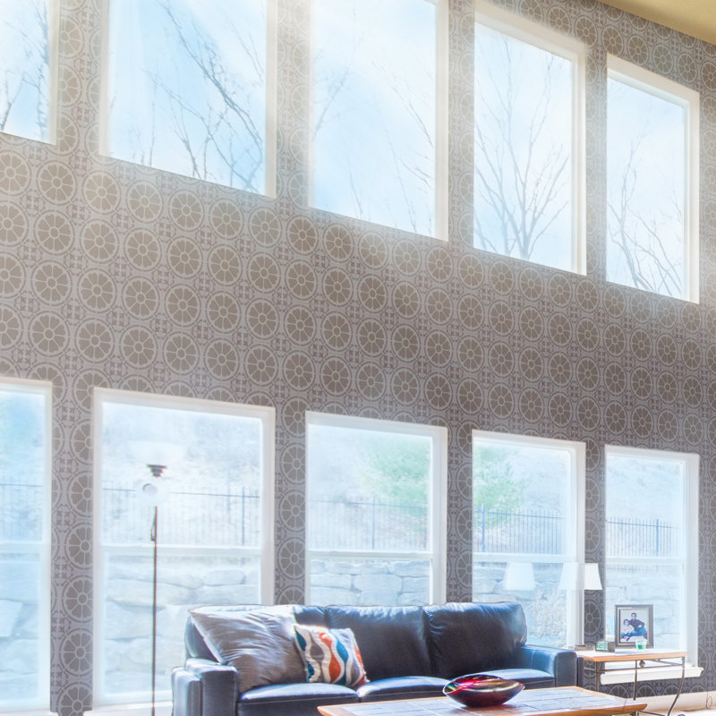 Sintra 8" x 8" Cement/Marble Patterned Wall & Floor Tile