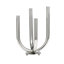 Bougeoir de table en acier inoxydable Bianca
