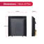 Dimplex Cheriton Deluxe Freestanding Electric Fire, 63.9cm W -90874807
