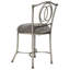 Tabouret de coiffeuse en acier Lonan-388508464
