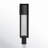 Large Modern Outdoor Post Mount Lantern with Clear Seedy Glass – Dark Sky Compliant, LED Included (Post Sold Separately)-198819504