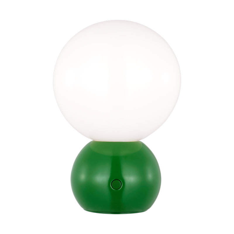 Suki Metal USB Table Lamp, Green