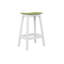 Berlin Gardens Regular Top With White Base Saddle Bar Stool-801456666-801456709