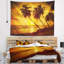 Tapisserie Seascape Beach Sunset Island à la Barbade-28507971