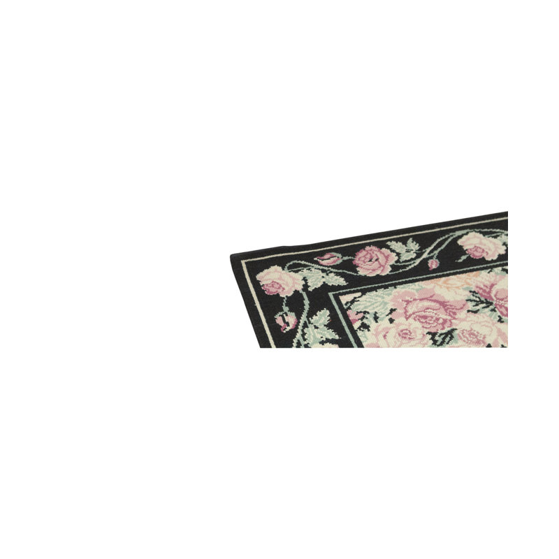 Hand-Knotted High-Quality Beige and Pink Area Rug