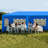 Heavy Duty Outdoor Party Canopy Tent with Removable Decorative Window Sidewalls, Waterproof PE Gazebo Shelter for Backyard Wedding, Birthday Parties & Large Family Gatherings