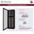 Allavino Reserva Series 67 Bottle 71" Tall Dual Zone Left Hinge Black Shallow Wine Refrigerator with Wood Front Shelves-90958740