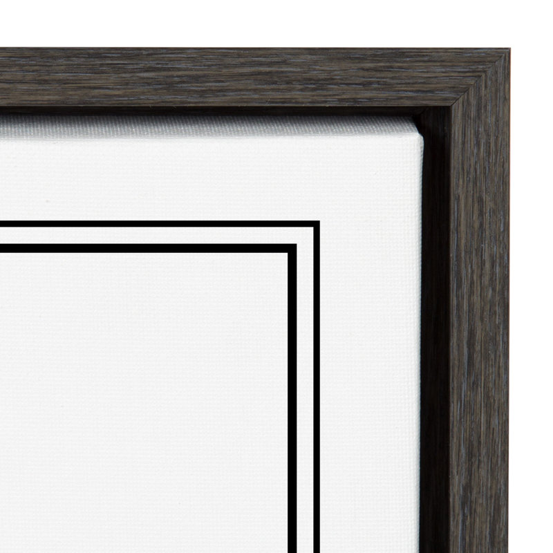 Chicago Modern Map by Jake Goossen Framed Canvas Wall Art Print