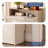 31" W 2-Flip Drawer 1-Drawer Shoe Cabinet-1807942838