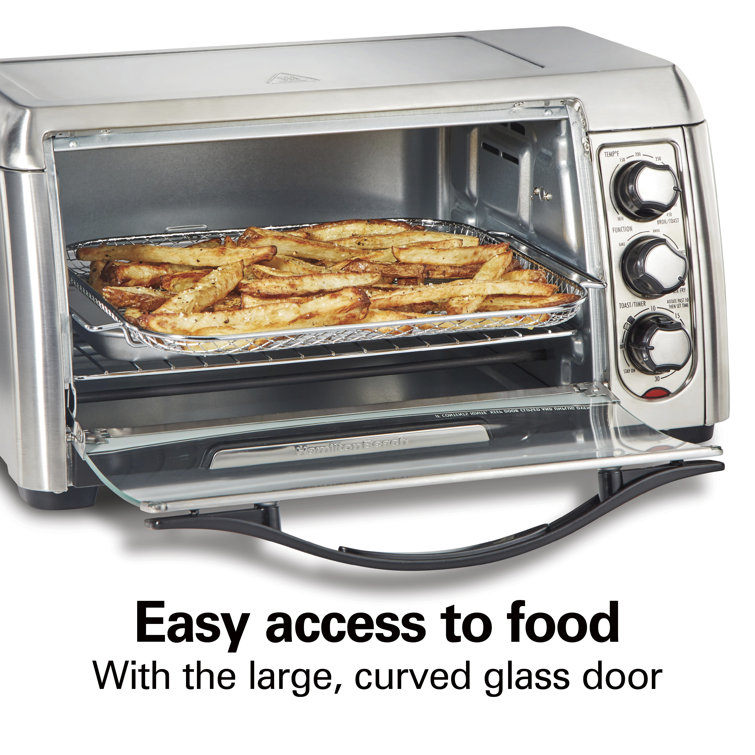 Hamilton Beach Sure-Crisp Air Fry Toaster Oven, 6 Slice