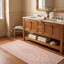 Tapis Bracken traditionnel de style persan audacieux, gris crème ivoire beige rose, lavable à la machine, antidérapant, à poils courts, pour l'intérieur et l'extérieur, adapté aux animaux domestiques, idéal pour le salon, la chambre, la salle à manger, l'entrée, le couloir ou le bureau.-2089445519