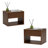 Tall 1-drawer Wall-mounted Nightstand (set Of 2)