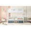 Structure de lit double en bois pleine grandeur, blanc-2070451276-2070451277