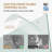 Aluminum Frame Double Sliding Shower Door, 1/4" (6mm) Clear Tempered Glass With Explosion-proof Film, Dual Stainless Steel Handles-121607567
