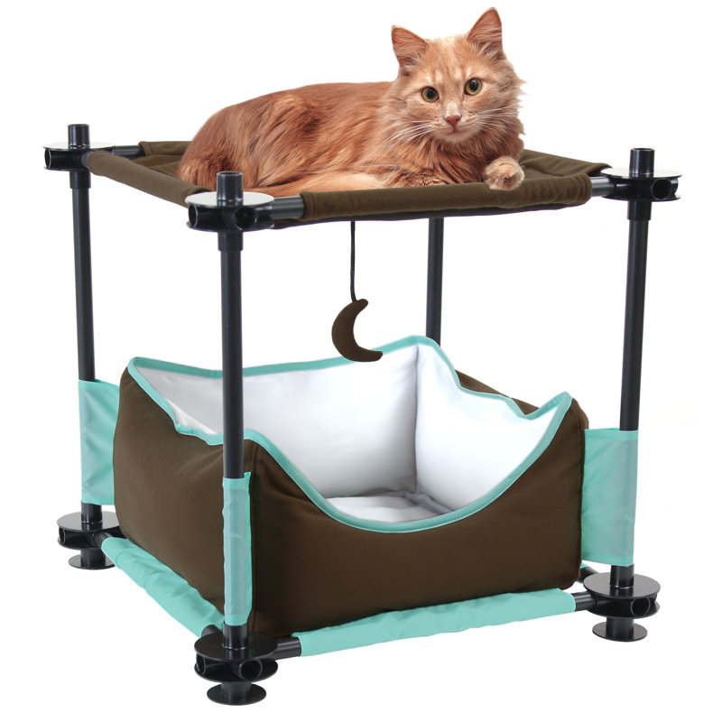 Condo surélevé pour chat Alahbasri