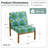 Armless Metal Outdoor Lounge Chair with Cushions (Set of 2)-1200789808